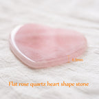 ideayard Big Rose Quartz Heart 72-75mm Love Healing Crystal Meditation Palm Stone Quartz Worry Stone for Relieve Anxiety Stress