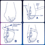 PediFix Nighttime Bunion Regulator, Right Foot, Medium