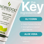 Noredol Skin Care Gel - Redness Relief Moisturizer for Dry Skin - Rosacea Treatment for Face - Soothes Prone Skin and Irritation