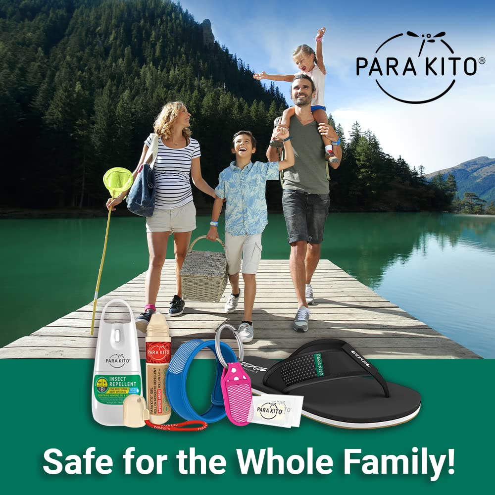 PARAKITO Refill Pellets for Mosquito Repellent Bracelets, Mosquito Pellets with Citronella Oil, Peppermint Oils, Hiking & Campi