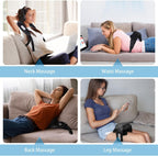 BIBIRE Neck Massager with Heat, Cordless Shiatsu Deep Tissue Shoulder Massager with 6 Kneading Nodes for Back, Neck, Leg, Muscle