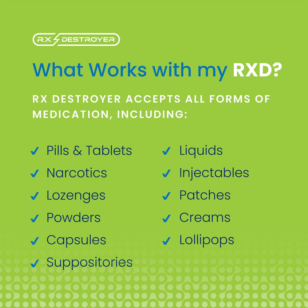 Rx Destroyer All-Purpose Formula - Eco-Friendly Medication Buster Solution, Drug Disposal in a Bottle for Pills, Capsules, Table