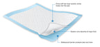 Inspire White Disposable Underpads for Incontinence Bed Pads or Chair Pads | Incontinence Pads for Potty Training Pee Pads for B