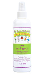 My Hair Helpers Anti-Lice Mint Spray for Head Lice Defense - Naturally Formulated with Essential Oils, 8 fl Ounces, Works on 1-2
