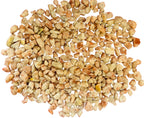 Indian Consigners Natural Crushed Polished Tumbled Gem Stone Chips, Decoration & Healing Crystals (Sun Stone)