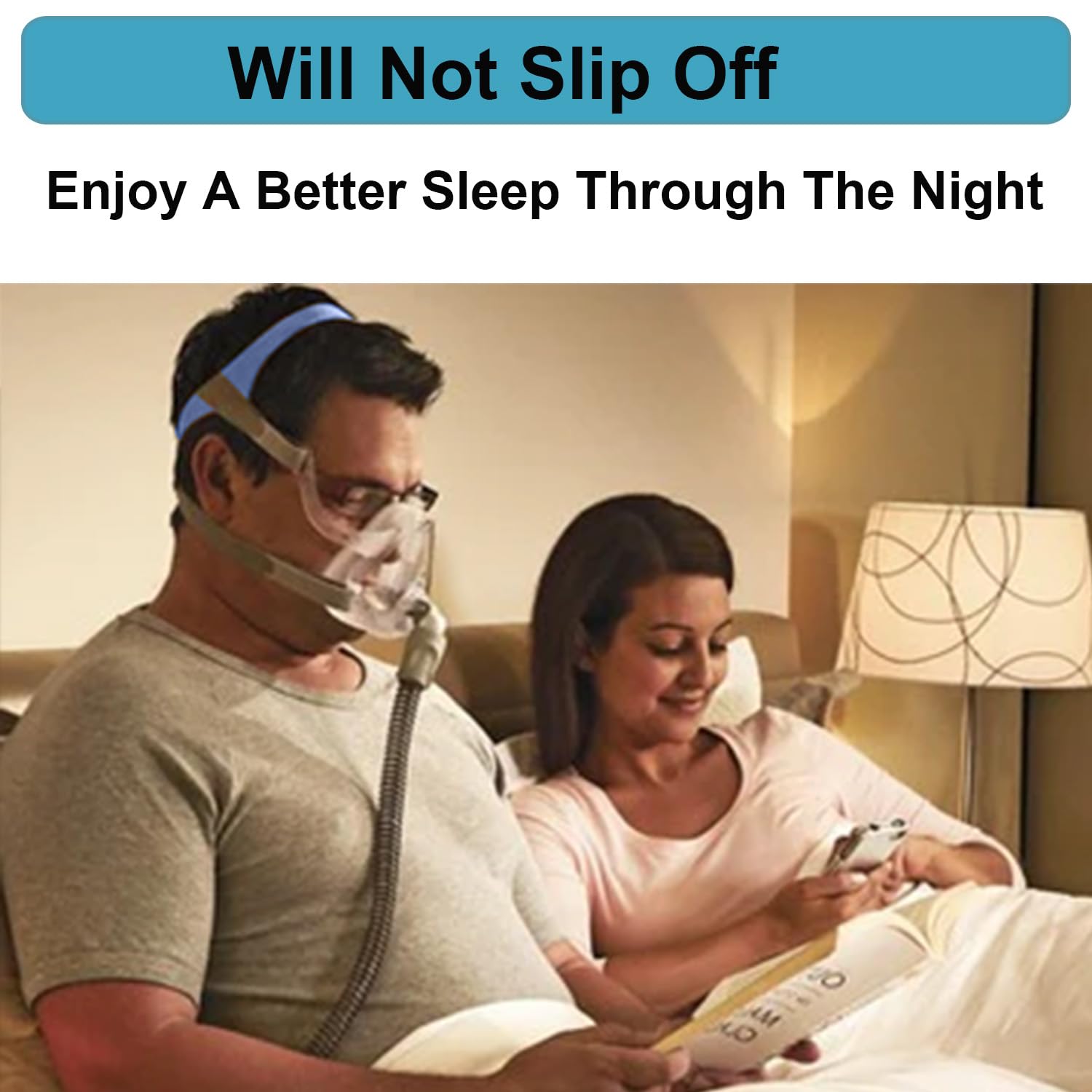 Tegneo Headgear Compatible with Airfit F10 Full Face CPAP Mask, Replacement Airfit F10 Headgear, Adjustable Home Ventilator Mask