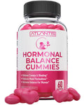 Atlantis Nutrition Hormonal Balance for Women & PMS Relief Gummies - Alleviates Cramps, Bloating, Mood Swings, Hot Flashes & Nig