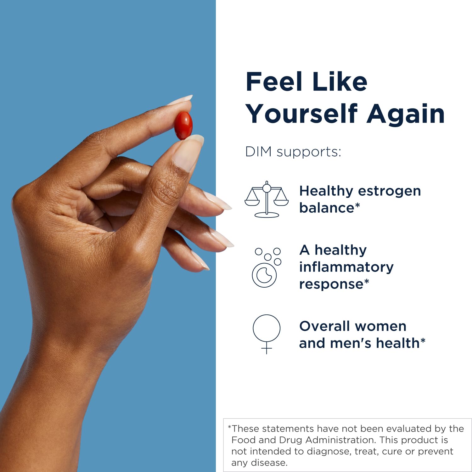 Designs for Health DIM-Evail - 100mg DIM Supplement Enhanced Absorption Diindolylmethane - Supports Healthy Estrogen Metabolism