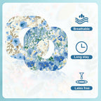 25pcs Adhesive Patches for Dexcom G7, Breathable CGM Over Patches Sensor Monitor Covers with Holes Waterproof Flower Adhesive Gl