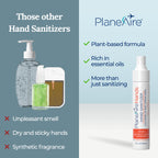 Tangerine Coriander Spray Hand Sanitizer | Travel Size | Hydrate & Cleanse | Made with Aloe Vera & Essential Oils | Green Tea Ex