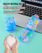 M MUchengbao Travel Pill Organizer Pocket Pharmacy