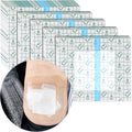 25 Pcs Waterproof Shower Cover 9x9 with Non-Stick Center Pad for Large Port Surgery Incisions Protector Patch Transparent Film C