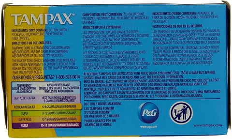 Tampax Tampons Regular 10 Each (Pack of 3)