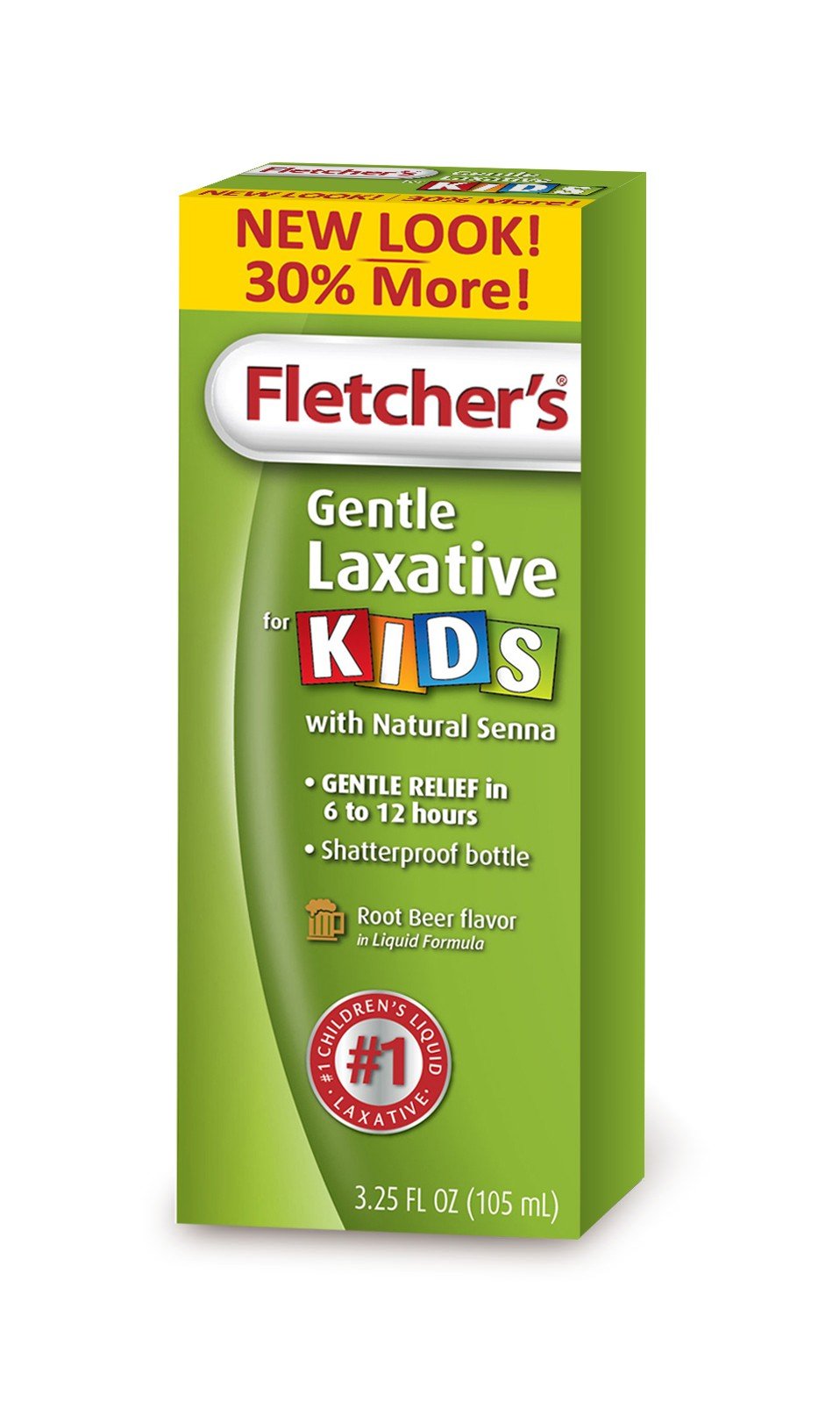 Fletchers Laxative, For Kids, Root Beer, 2.5-Ounce Bottles (Pack of 3)