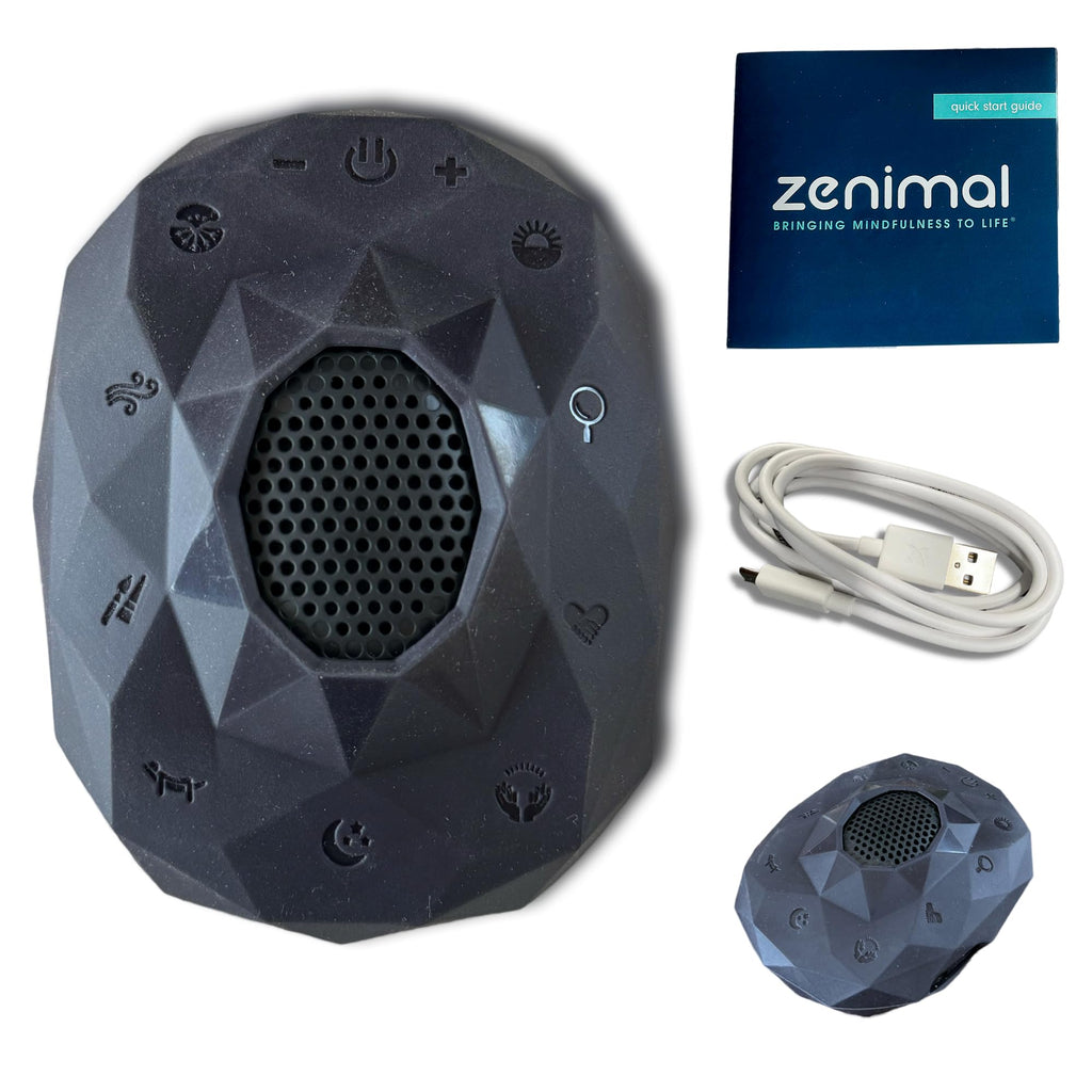 Zenimal Teen and Adult Meditation Audio Player - Patented Screen-Free Mindfulness Device with 9 Audio Meditations and 60 Minutes