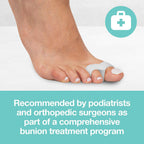 ZenToes Toe Spacers Bunion Corrector for Women and Men, Big Toe Straightener, Double Loop Gel Splint Separator for Correct Align