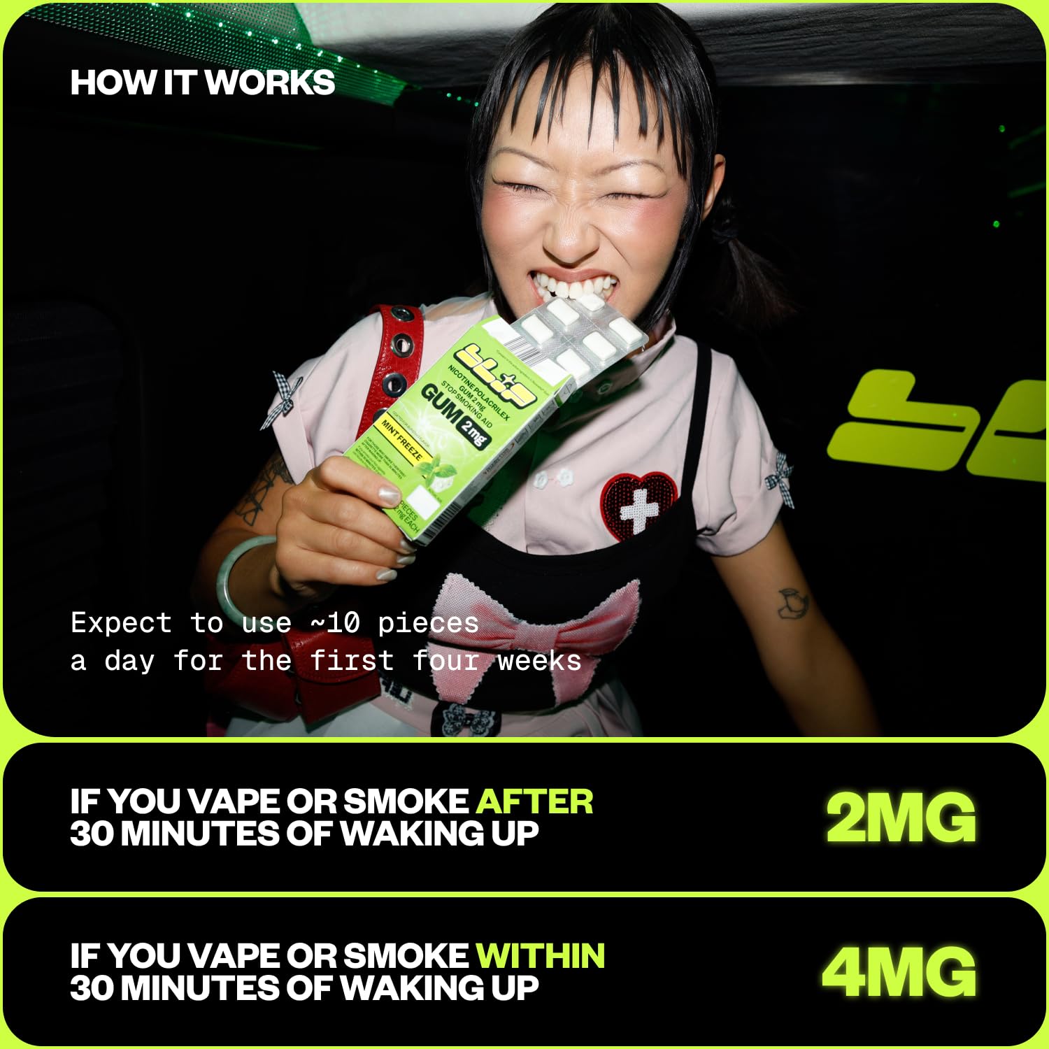 NRT Blip Quit Smoking Kit | Nicotine Gum (4mg, Fruity), Lozzies (4mg, Mint), Blue Raspberry Toothpicks & Stress Star Distraction