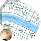 Nuanchu 100 Pieces Waterproof Bandage Adhesive Protective Transparent Dressing, Clear Bandages Waterproof Clear Dressing Tape fo