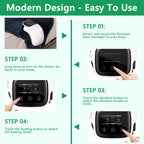 Sinoteryx Knee Massager,Cordless Knee Massager with Heat,Relax Knee Massage Helps Joint Stiff and Discomfort,3 Levels Heat & Vib