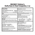 Mucinex Childrens Liquid - Stuffy Nose & Cold Mixed Berry 4 oz. (Packaging May Vary)