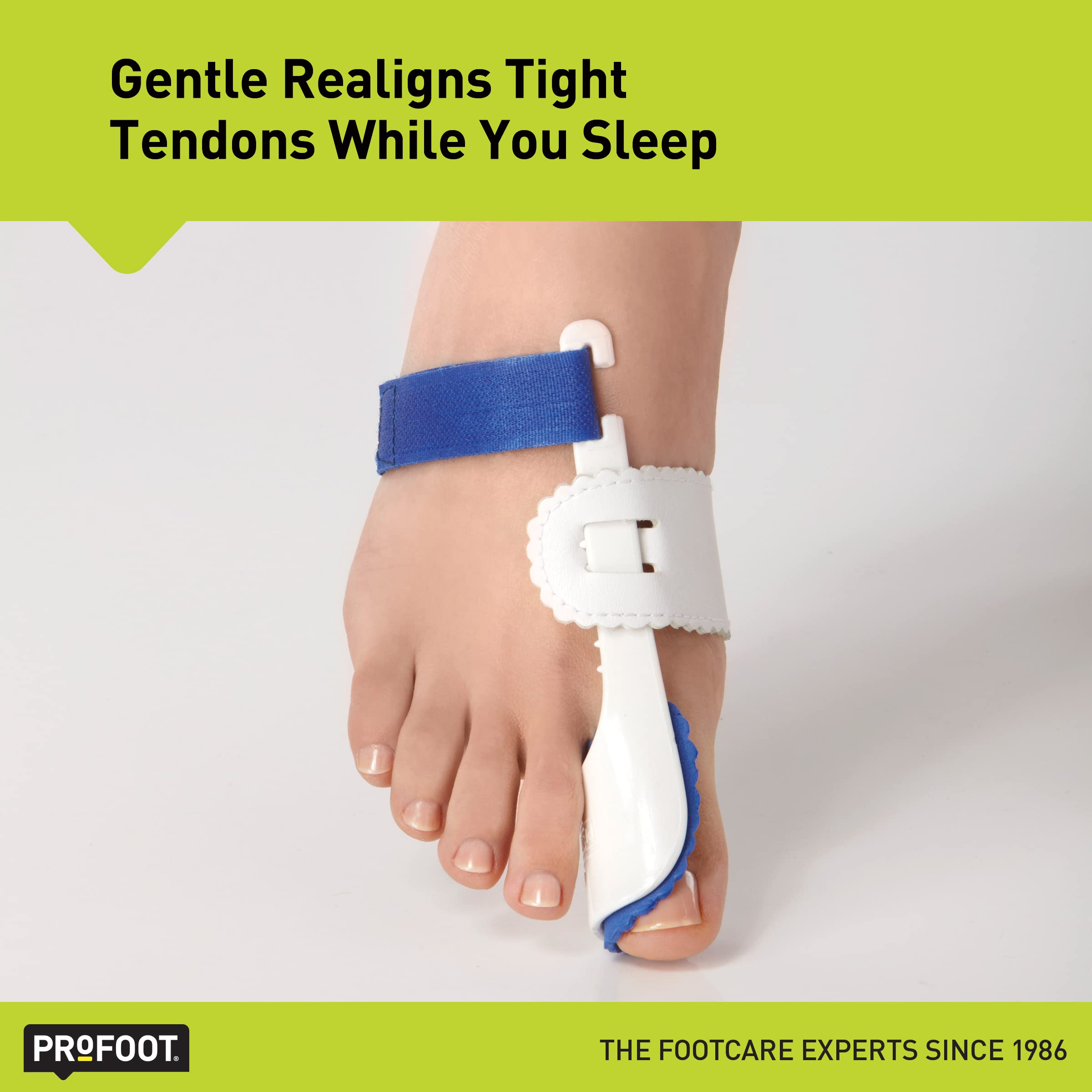 PROFOOT Goodnight Bunion Corrector for Women & Men, Adjustable Big Toe Straightener, Helps Realign Tendons & Muscles While Sleep