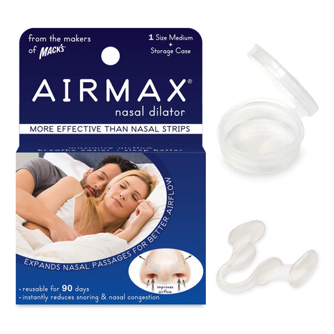 AIRMAX Nasal Dilator for Better Sleep - Natural, Comfortable, Anti Snoring Device, Snoring Solution for Maximum Airflow and Easi
