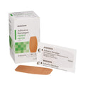 McKesson Adhesive Bandages, Sterile, Fabric Patch, 2 in x 4 in, 50 Count, 24 Packs, 1200 Total