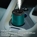 Waterless Diffuser for Essential Oil, Battery Operated Portable Nebulizer, Mini Scent Aromatherapy Machine, 3 Timer Modes & 3 Mi