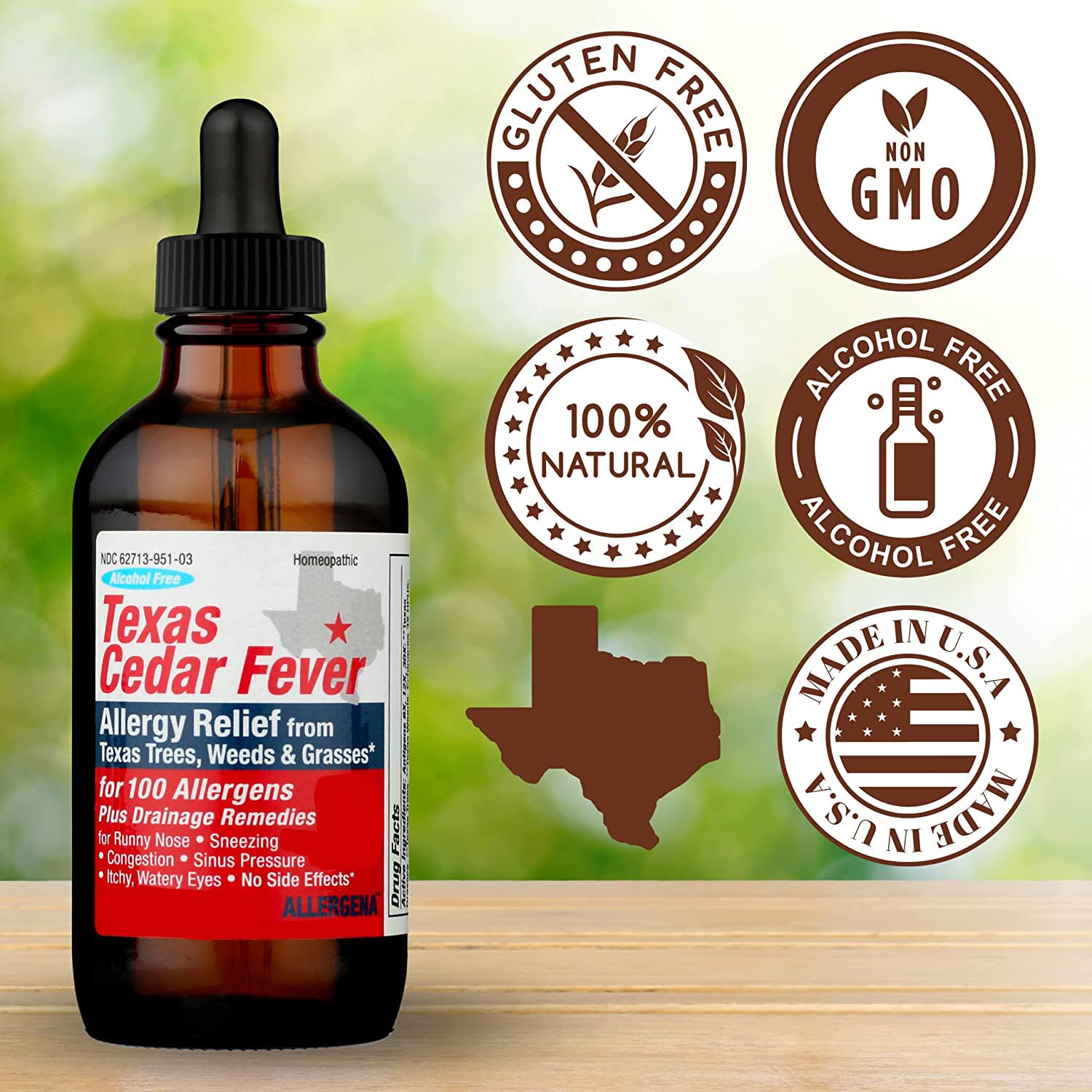 PROGENA- Allergena Texas Cedar Fever (1 FL Ounce)