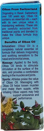 Olbas Therapeutic, Aromatherapy Inhalant and Massage Oil, 0.32 fl Ounces. Pack of 1 Bottle