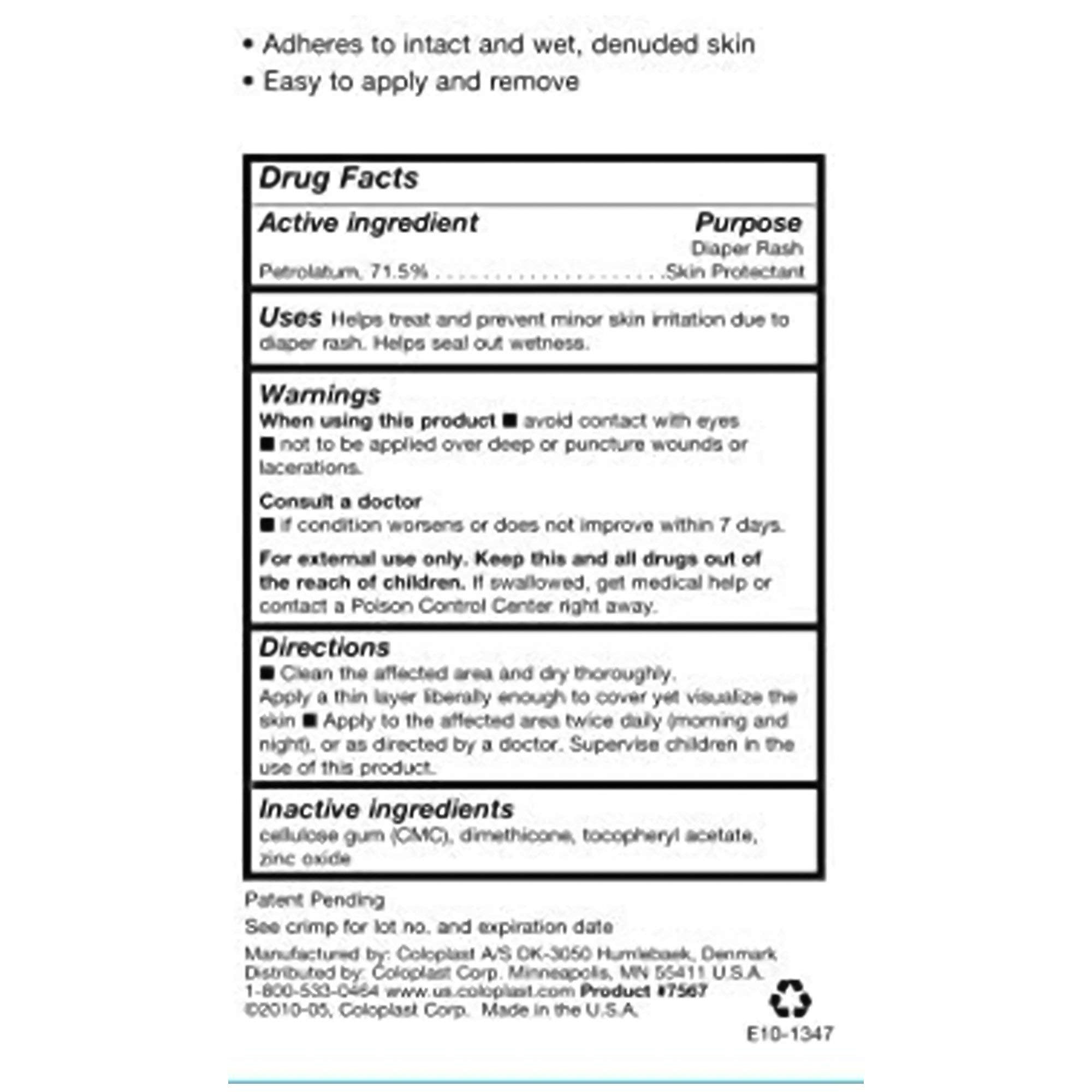 Critic-Aid Clear Scented Skin Protectant with CMC Ointment 2.5 oz. Tube 7566 1 Ct
