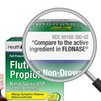 HealthA2Z Fluticasone Propionate Nasal Sprays | Allery Relief Spray | Runny Nose | Nasal Congestion | Sneezing | Itchy Watery Ey
