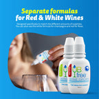 UBfree Wine Drops - 4pk Red & White - Removes Sulfites and Histamines from Red and White Wines | Naturally Eliminate Wine Headac