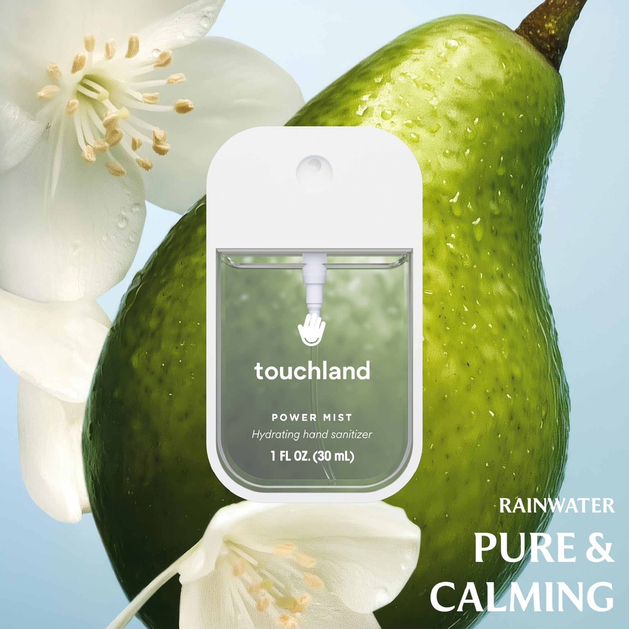 Touchland Power Mist Hydrating Hand Sanitizer Spray, BLOSSOM Trio Set (Lavender, Vanilla, Rainwater), 1 FL. OZ. Travel Size (Set