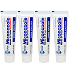 Globe (4 Pack) Miconazole Nitrate 2% Antifungal Cream, Cures Most Athletes Foot, Jock Itch, Ringworm and More. 1 OZ Tube