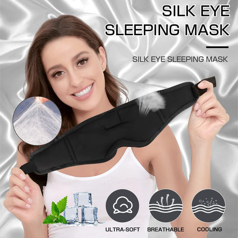 LC-dolida Sleep Mask with Bluetooth Headphones, Sleep Headphones Bluetooth Sleep Mask Eye Mask Pressure Relief Night Sleeping He
