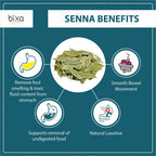 bixa BOTANICAL Senna Leaves Powder (Cassia angustifolia), Natural Herbal Laxative | Relief from Occasional Constipation | Gluten
