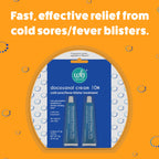 Wellness Basics Docosanol Cream 10% | Cold Sore Treatment | Shortens Healing Time | 0.07 oz - 2 Tubes