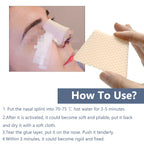 CHOYTONG Thermoplastic Nasal Splints - Nose External Support Protector for Nose Brace Fracture, Rhinoplasty Septoplasty Surgery,
