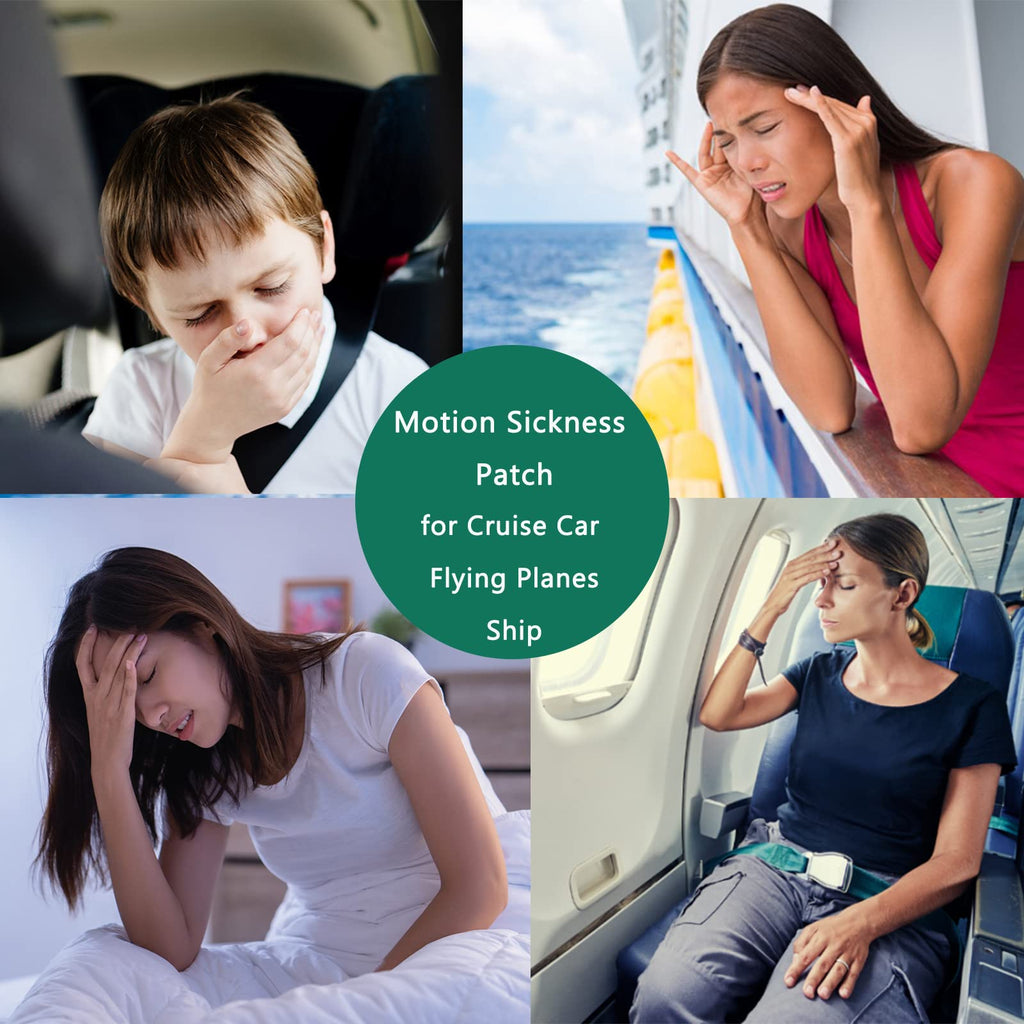 369 Life Motion Sickness Patches for Car and Boat Rides, Ships, Cruise and Airplane & Other Forms of Transport - Travel Essentia