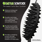 Cactus Scratcher Original Back Scratcher for Itching Relief, 2-Sides with Aggressive & Soft Spikes, Long Handheld Scratchers for