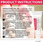 WoundSeal Powder Stops Bleeding Instantly First Aid 4 Applications Health