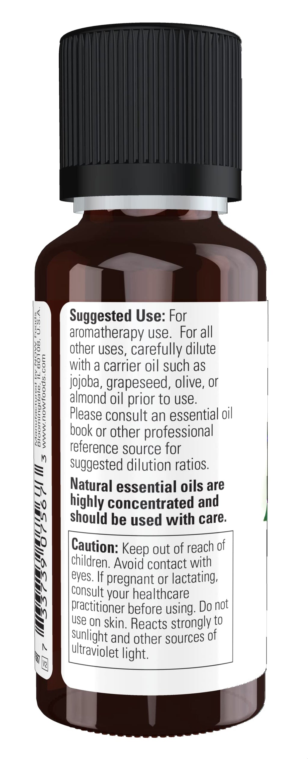 NOW Essential Oils, Lime Oil, Citrus Aromatherapy Scent, Cold Pressed, 100% Pure, Vegan, Child Resistant Cap, 1-Ounce