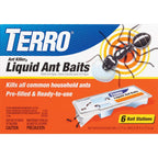 Terro 300 Liquid Ant Killer Bait Stations Traps (Pack Of 6 Stations)