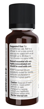 NOW Foods Essential Oils, Spiced Cider Oil Blend, Citrus Spice Scent With Warm and Comforting Attributes, 1-Ounce