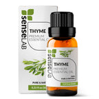 SenseLAB Thyme Essential Oil - 100% Pure Extract Thyme Oil - Therapeutic Grade Essential Oils - Outdoor Protection - Hair and Sk