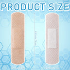 Funtery 100 Pcs Silicone Adhesive Bandages Bulk Sensitive Skin Painless Removal Bandages for Sensitive Fragile Skin Elderly Pain