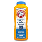 Arm & Hammer Foot Powder for Shoes & Feet, Talc-Free Odor & Moisture Control for Men & Women, 7 oz (1 Pack)