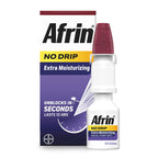 Afrin No Drip Extra Moisturizing 12 Hour Nasal Congestion Relief Pump Mist, Sinus Spray Decongestant - 15 mL