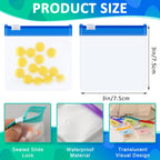 MARFOREVER 25 Pcs Pill Pouch Small Pill Bags Reusable Medicine Organizer Travel Pill Container Storage Pill Case with Slide Lock